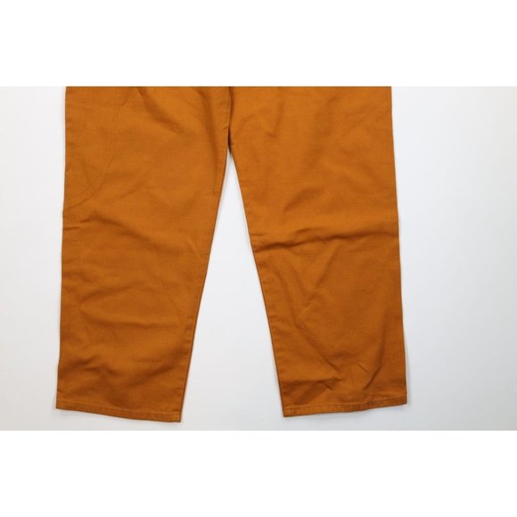 NOS Vintage 90s Marithe Francois Girbaud Mens 36x32 Baggy Loose Fit Jeans Orange - Picture 10 of 11